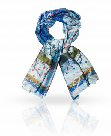 Палантин Женский SN-TREE.DOTS/OLIVE